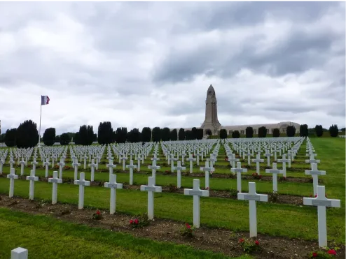 Photo of the Douaumont Ossuary