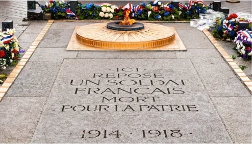 Photo of the Flame of the Unknown Soldier